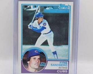 1983 TOPPS RYNE SANDBERG ROOKIE CARD. VERY CLEAN
