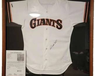 WILLIE MAYS SIGNED JERSEY! Giants Rawlings