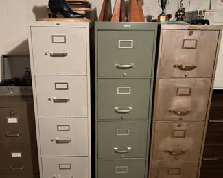 Several file cabinets