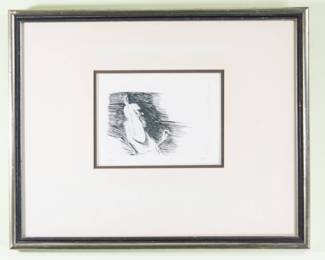 The Rabbi engraving - Leonard Baskin