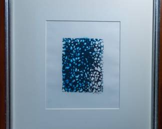 Snow Flakes Aquatint Etching - Mark Toby