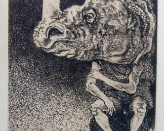 La Grotesque Etching - Jack Coughlin