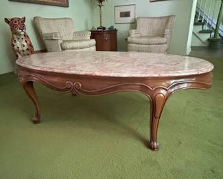 Marble Top Coffee Table