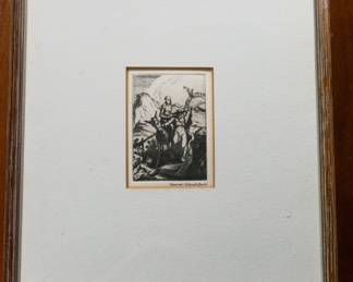 The Flight Into Egypt - Engraving - Carl Max Schultheiss