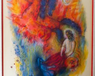 Elijah and the Charriot - Reuven Rubin