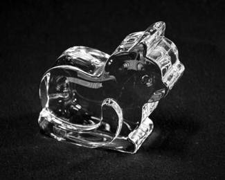 Orrefors Crystal Cat