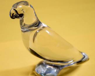 Baccarat Crystal Parrot