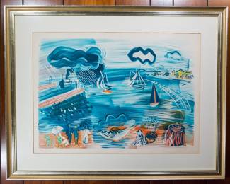 Le Havre Lithograph — Raoul Dufy