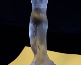 Art Deco Bohemian Glass Figurine