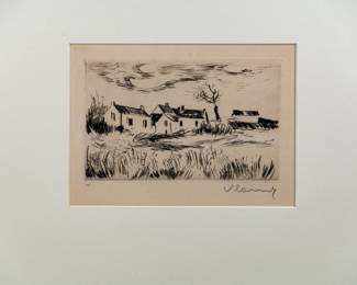 La Marg - Etching - Maurice de Vlaminck