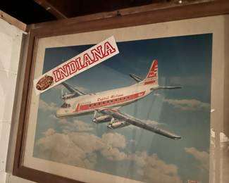 Awesome Capital Airlines Framed Picture - bumper sticker has been removed!