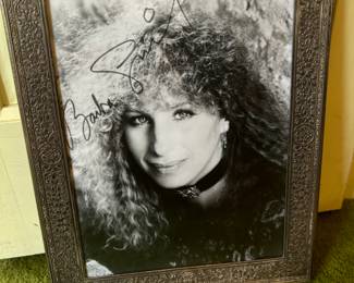 Barbra Streisand Autographed Photograph