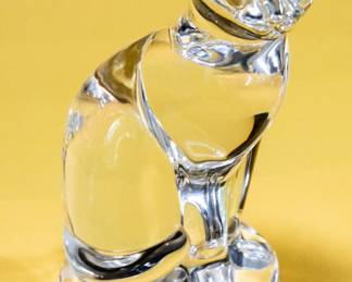 Baccarat Crystal Cat