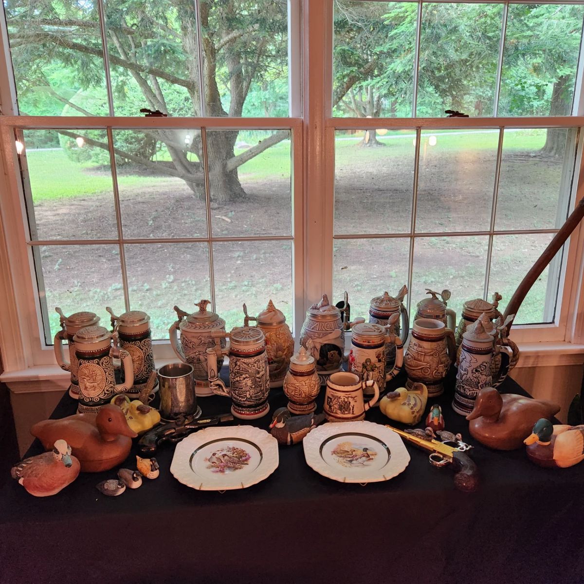Beer steins, ducks...