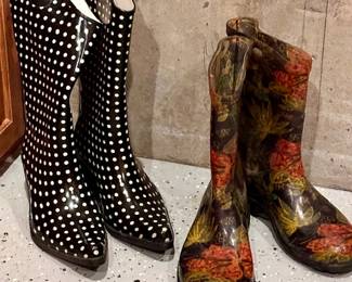 Cute Rubber Boots…some Boots are new & not worn