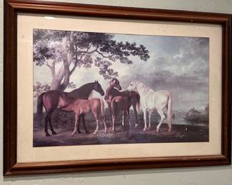 Large framed Print
In the Stable