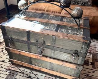 Antique Trunk & decor
