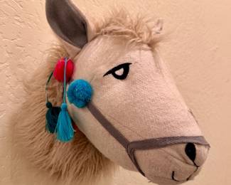 Soft stuffed horse