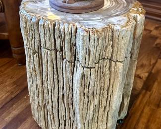 Petrified Stone Pedestal