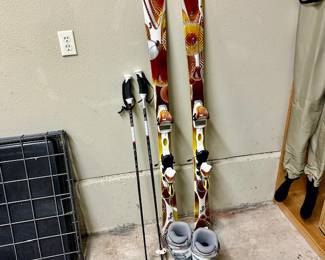 Skis, Poles, and Boots