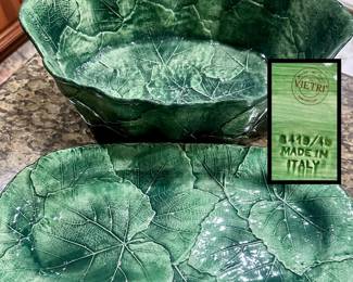 Vietre / fine Italian Ceramics …(2) pc / available separate 