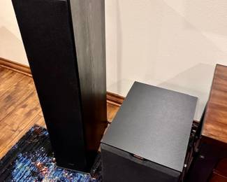 Klipsch Reference Home Theater 5.1 System w/Dolby Atmos  (R-625FA, R-52c, R-41, R-12SW)   Sounds Awesome!  *Upstairs