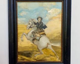 ‘Billy the Kid’  Oil by Stephen T Johnson