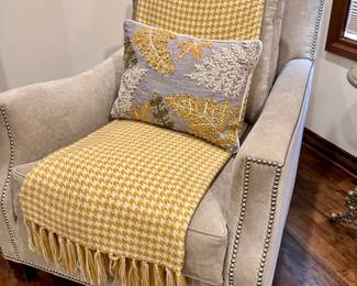 ‘HuntingHouse’ Occasional Chair nail head detail / deep seat Nice
Upstairs