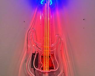 Neon Lit Guitar Acrylic  large
Upstairs 
