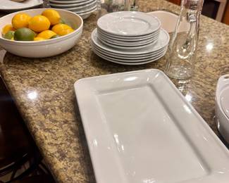 Williams Sonoma Pantry Essentials Serving & Plates / Bowls / heavy white