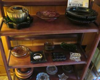 Ashtray collection - Blenko, Fostoria