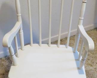 Vintage child's rocking chair