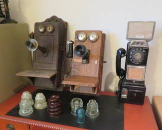 Telephone collection - love the pay phone!