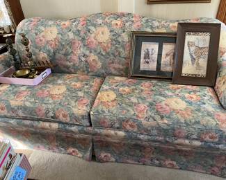 Floral sofa
