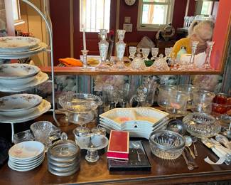 More vintage glassware and dishware