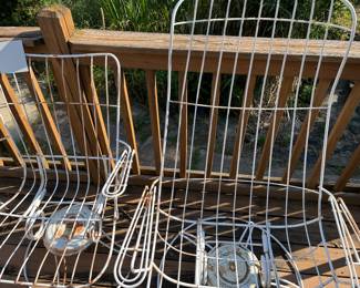 Vintage metal chairs
