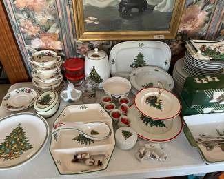 Festive Christmas fine china