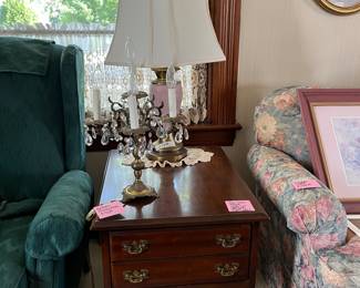 2 Lane end tables with drawer