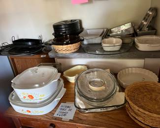 Cornell, Corning, pots and pans