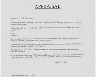 Lot 3Appraisal