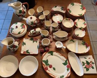 Franciscan Apple dishes