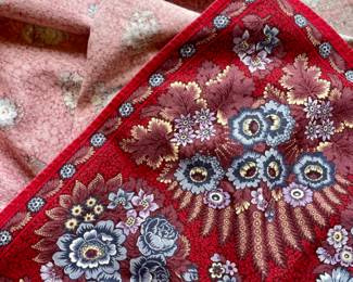 M.I.E Beauvillé cotton silkscreened by hand French tablecloth 