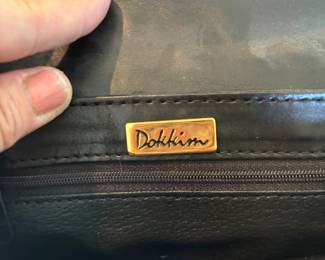 Dokkim black leather purse 
