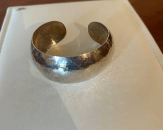 Sterling silver cuff bracelet
