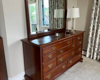 Ethan Allen dresser & mirror 