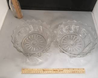 Pair of Crystal Bowls