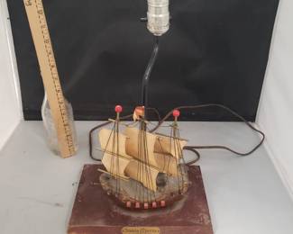 Santa Maria Ship Lamp