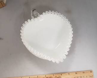 Silver Crest Fenton Heart 