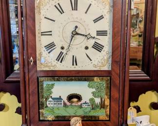 Eli Terry & Sons Scroll and Pilar Case Clock