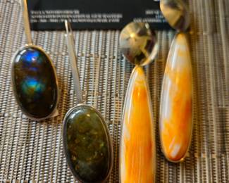 Sterling, labrodite, spiny oyster. Very large and dramatic